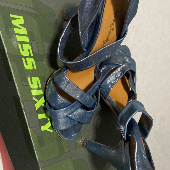 🔥Sexy, Goes with ANYthing Miss Sixty Leather Heels - Picture 1 of 6